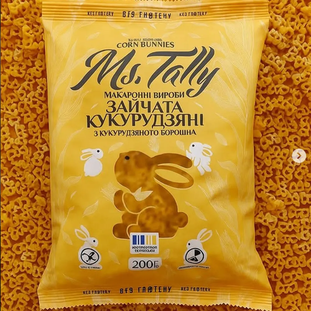 Макарони Tally Зайчата  кукурудзяні 200гр  арт. 08877  - фото 2