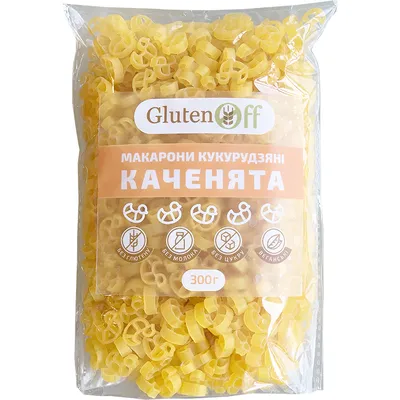 Макарони GlutenOff Каченята 300гр  арт. 10804