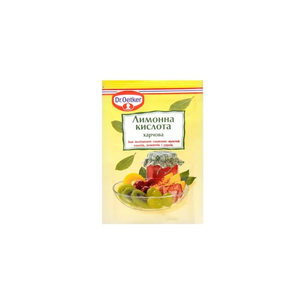 Лимонна кислота Dr.Oetker 8гр  арт. 07972 