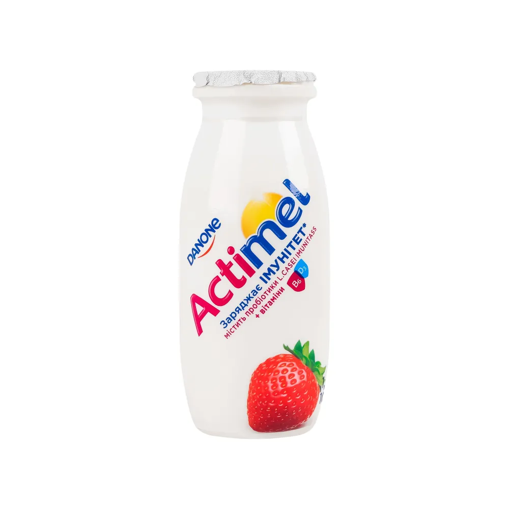 Йогурт Actimel Полуниця 100гр  арт. 07057 