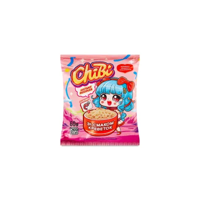 Вермішель швидкого приготування ChiBi Креветка 60гр  арт. 07897