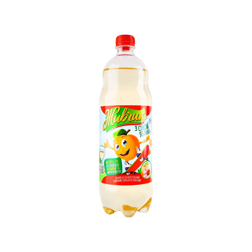 Напій газований Живчик ябл. 1л  арт. 07314 
