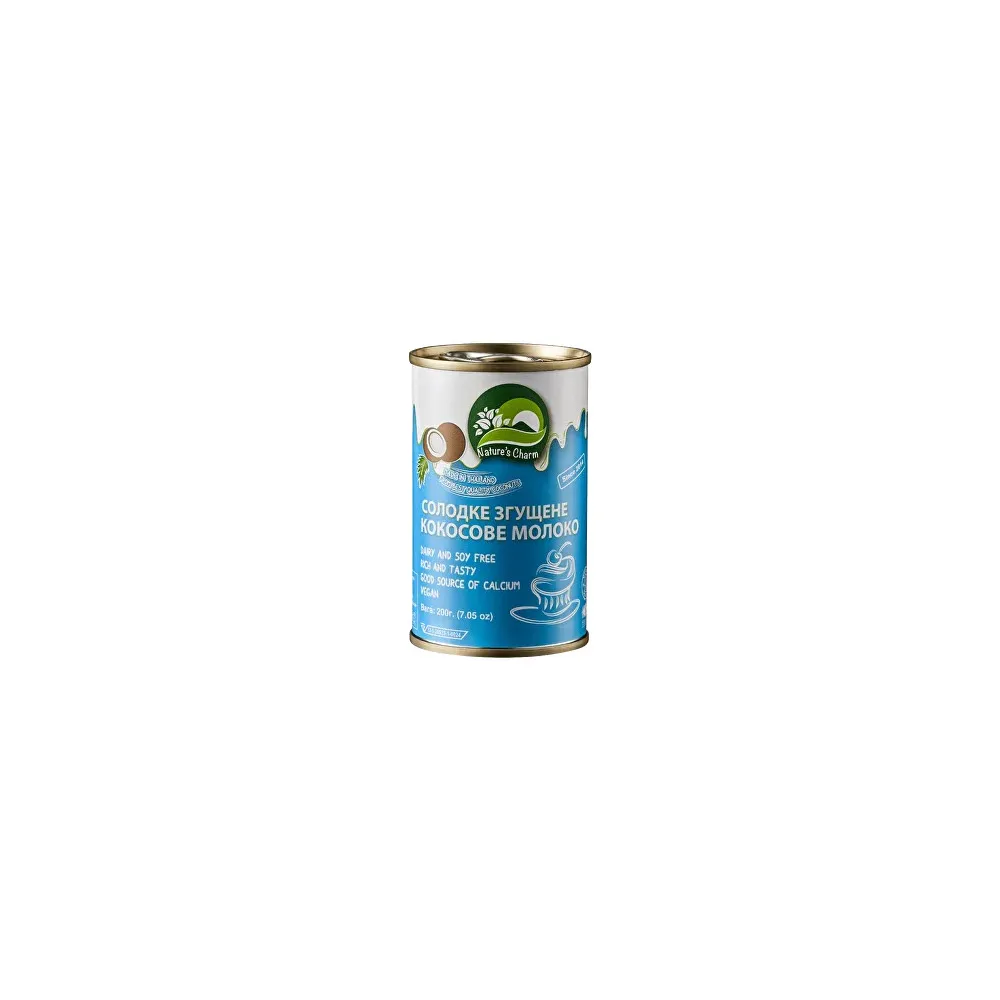 Згущене молоко Nature's Charm Кокосове, б/ц 320гр  арт. 11046 