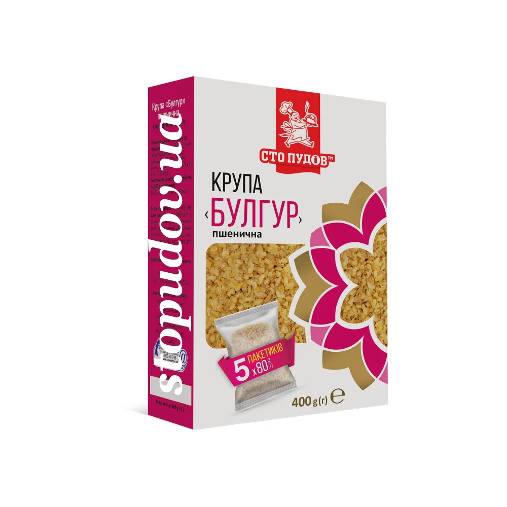 Булгур Сто Пудів 5*80гр  арт. 01208 