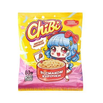 Вермішель швидкого приготування ChiBi Курка гостра 60г  арт. 07592