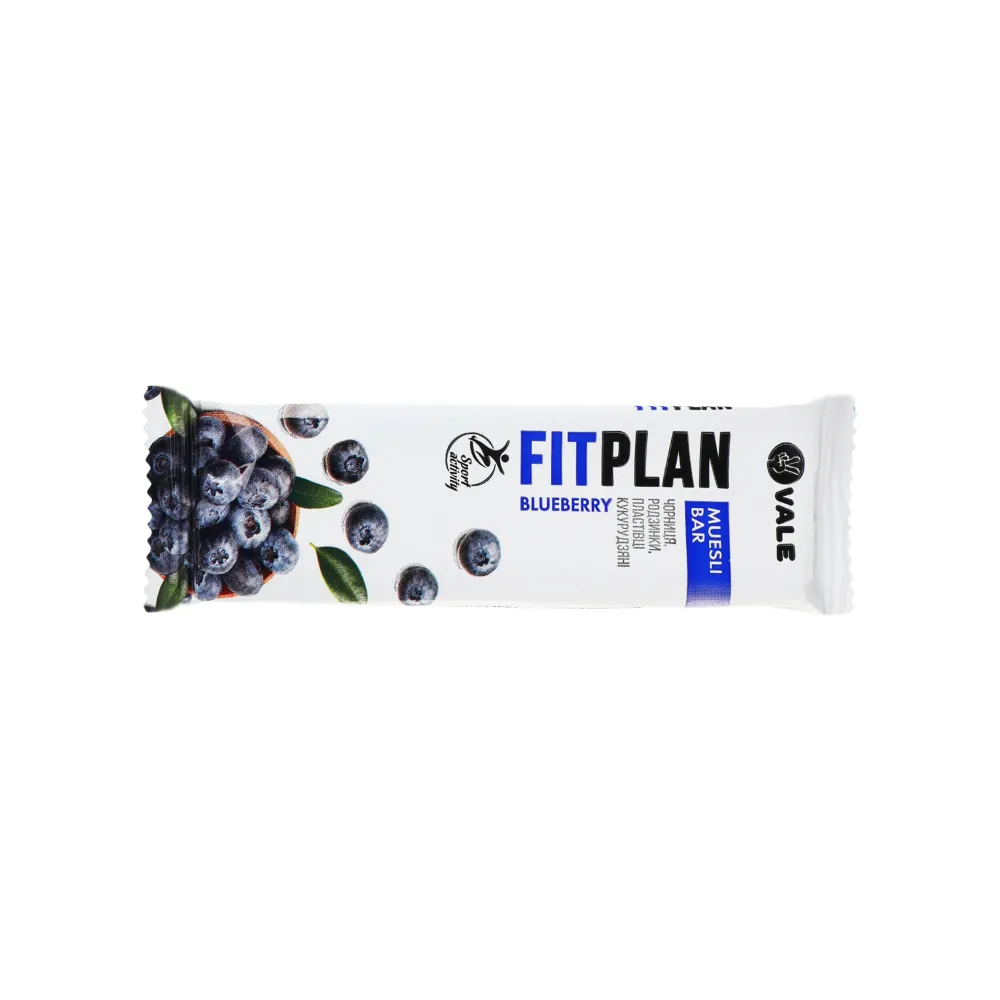 Батончик Fitplan Мюсли лохина 25гр  арт. 00420 