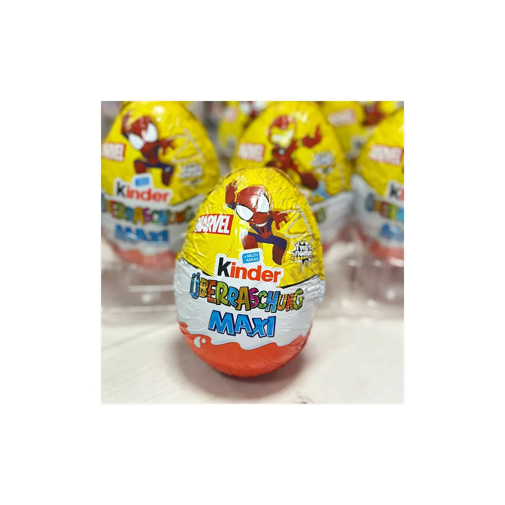 Яйце з сюрпризом Kinder Maxi Marvel 100гр  арт. 04888 