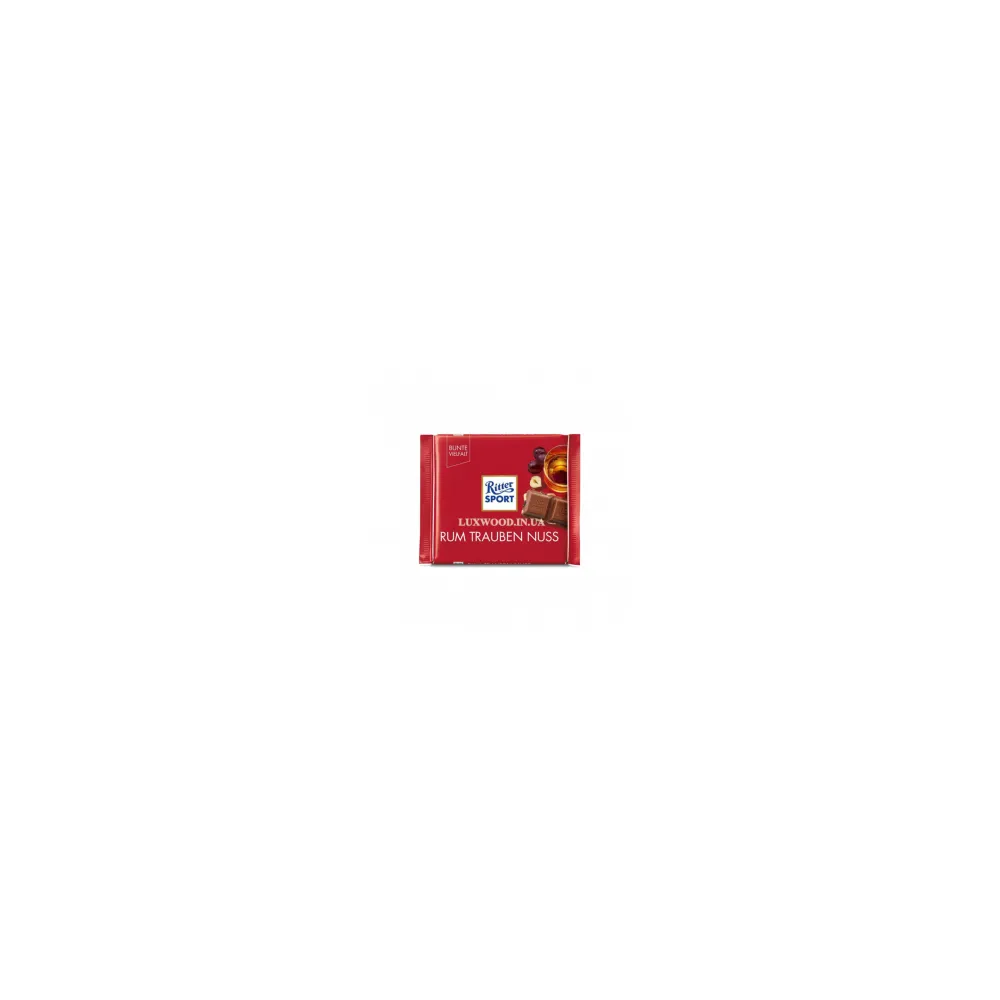 Шоколад Ritter Sport Rum Trauben nuss 100гр  арт. 07818 