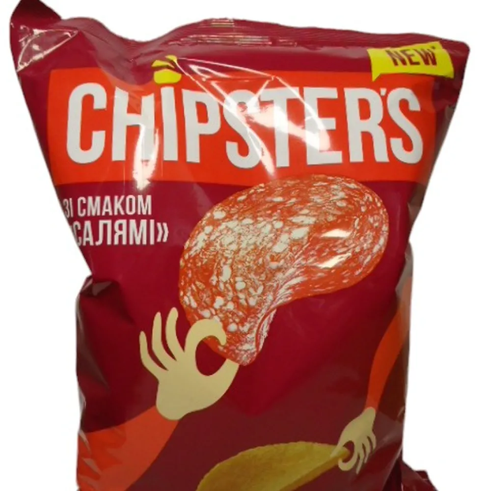 Чипси Chipster's Салямі 120гр  арт. 06704 