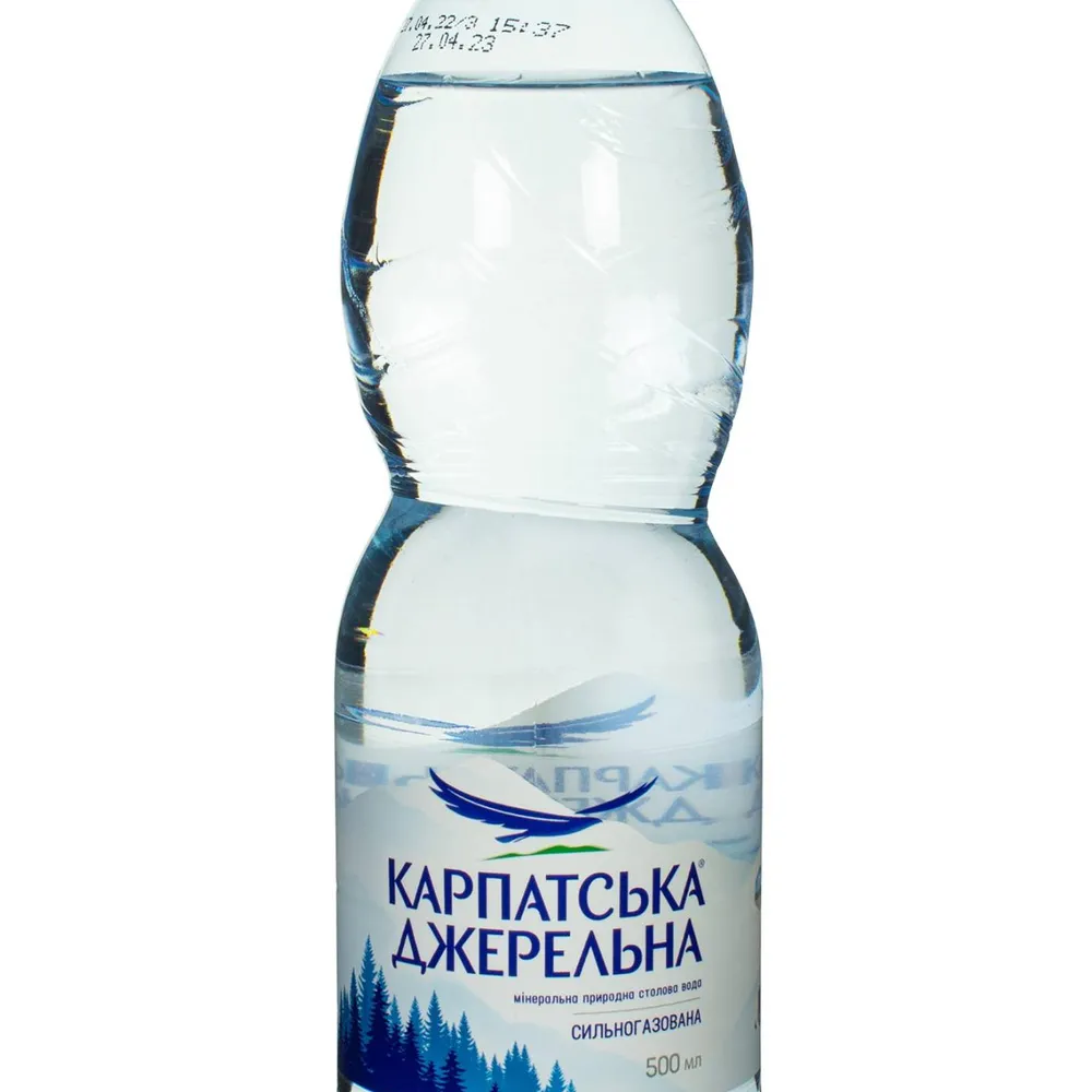 Вода Карпатська Джерельна сильногаз. 0,5л  арт. 06895 