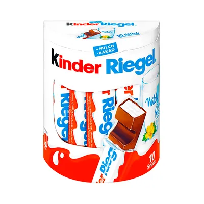 Шоколад Kinder Riegel 10шт*21гр  арт. 07861