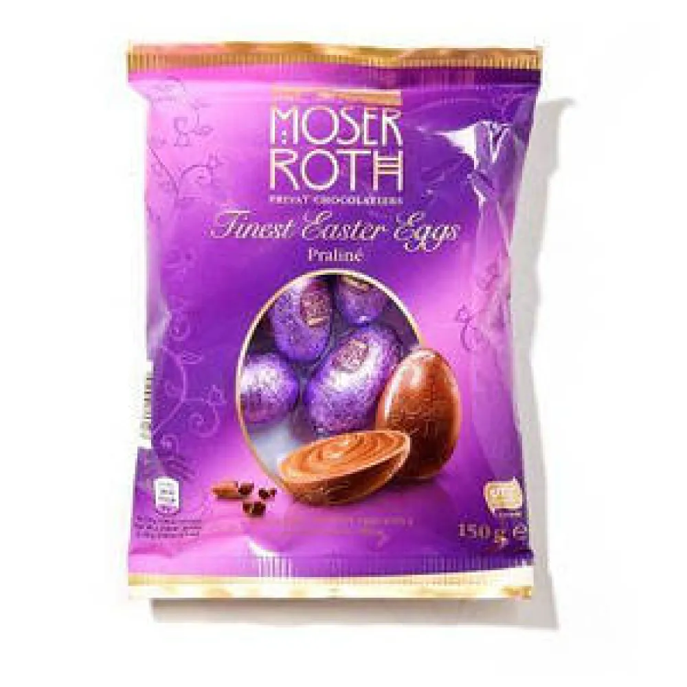 Набір шоколадних яєць Moser Roth Praline 150гр  арт. 09020 