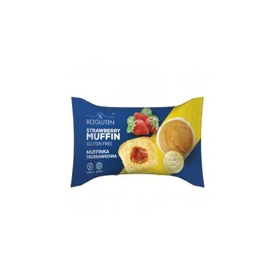 Мафін Bezgluten Полуниця 60гр  арт. 09339