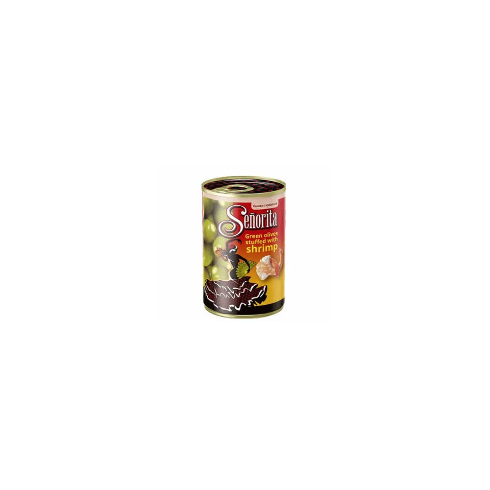 Оливки Senorita З креветками 280гр  арт. 00492 