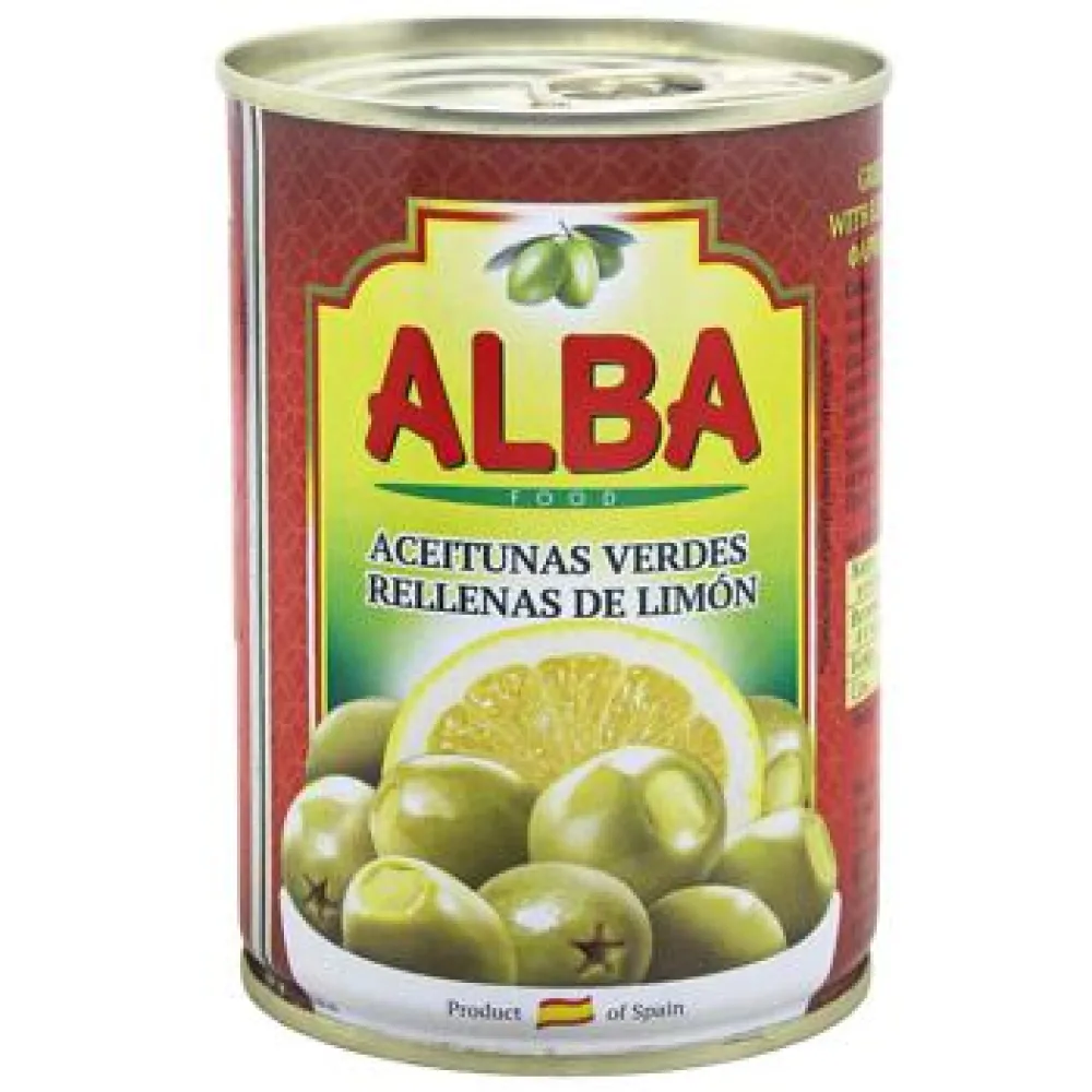 Оливки Alba з лимоном 300мл  арт. 10699 