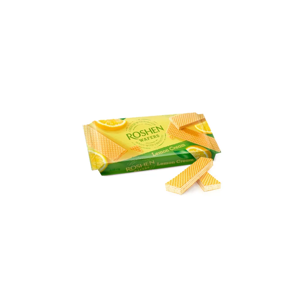 Вафля Roshen Wafers лимон 216гр  арт. 06438 