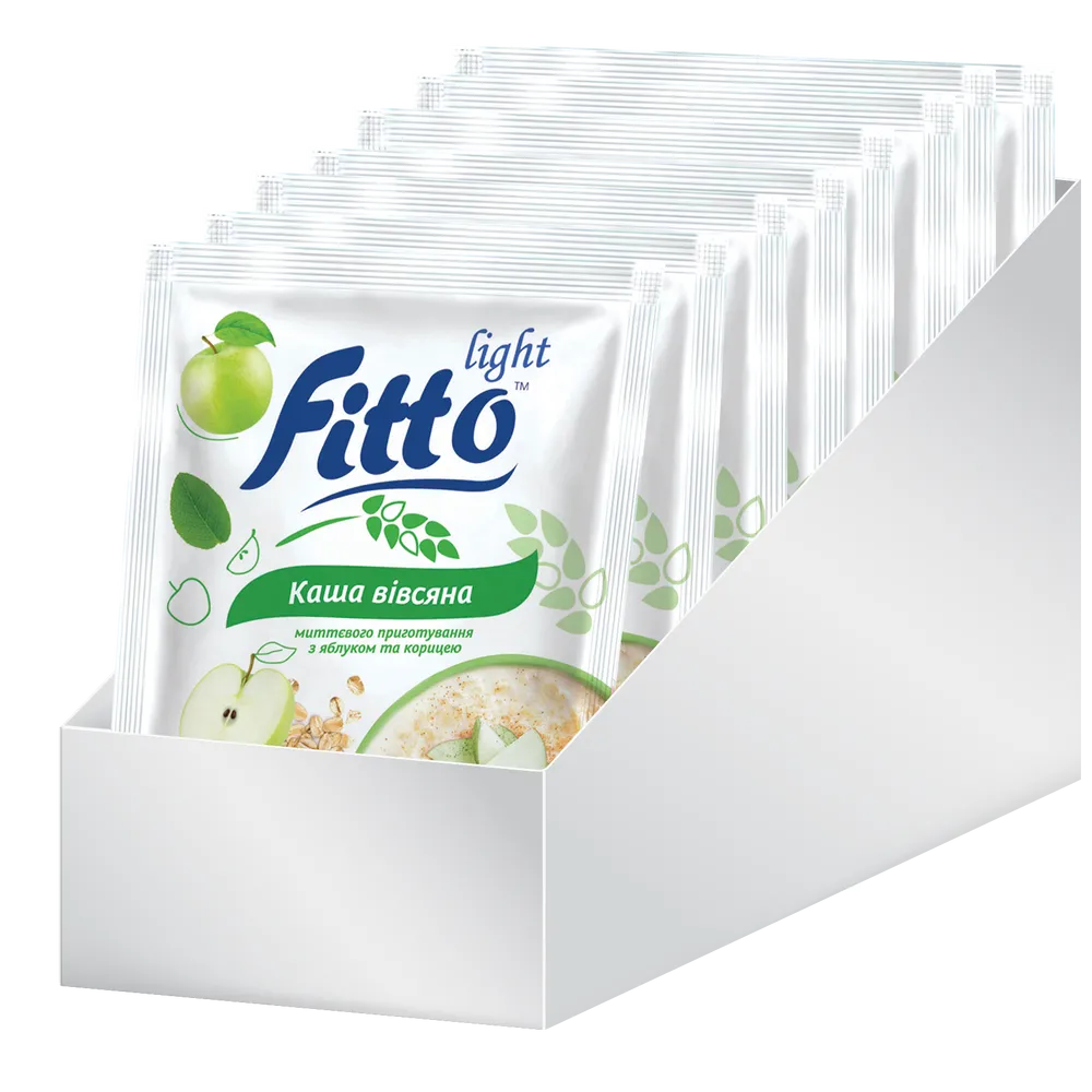 Вівсяна каша Fitto Яблоко-кориця 40гр  арт. 11090 